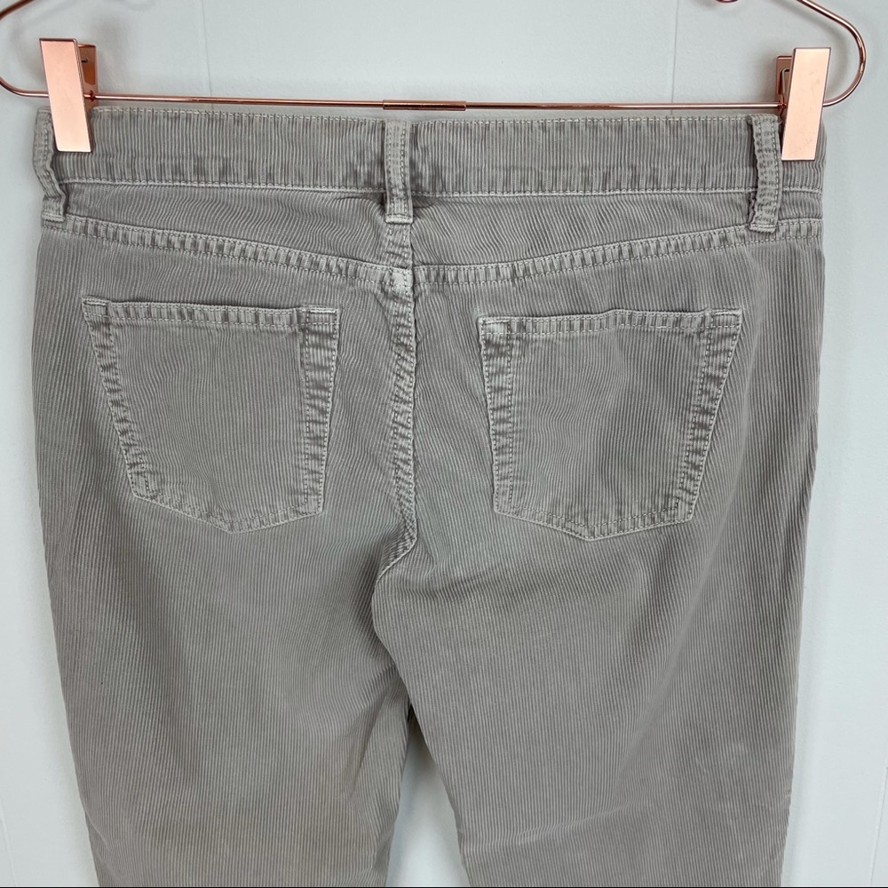 J.Crew Light Grey City Fit Corduroy Pants 26 Short - Picture 7 of 8